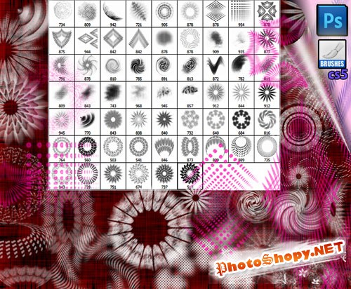 Colourful Photoshop Brushes