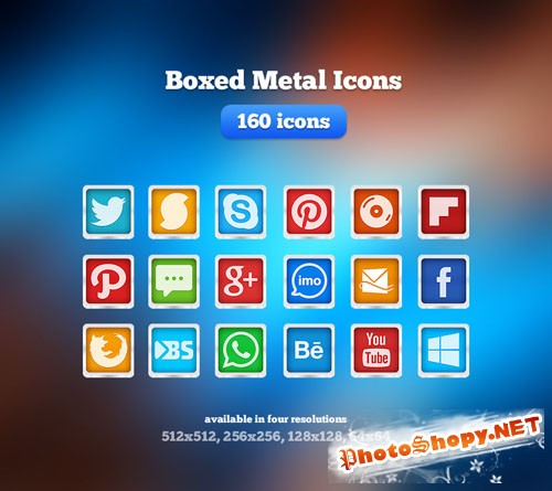 Boxed Metal Icons REUPLOAD