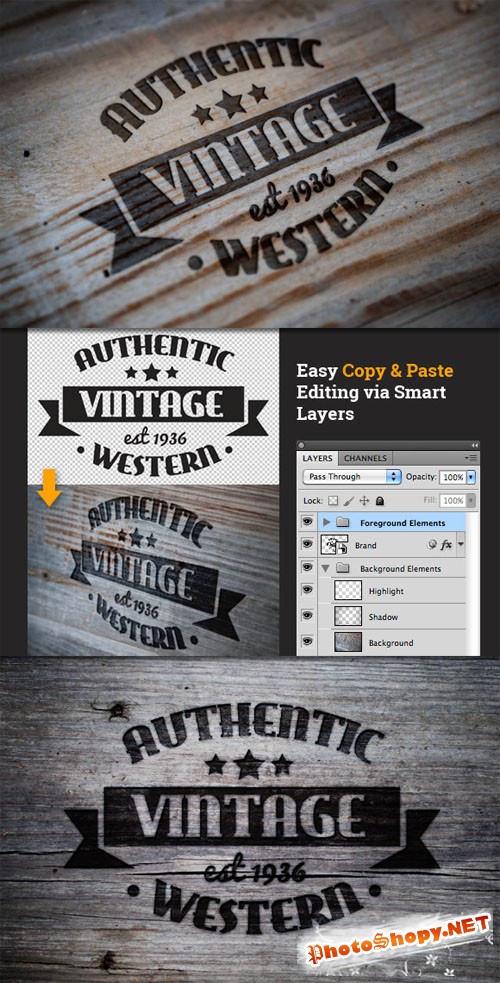 WeGraphics - Branded Western Style Logo Mockups