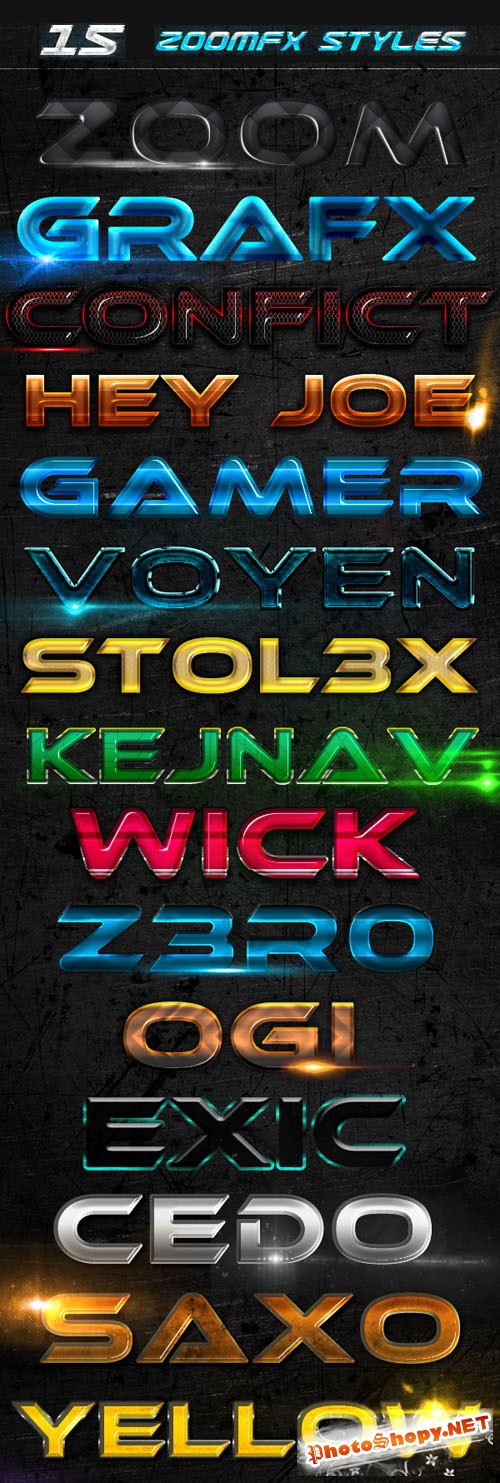 Zoomfx Photoshop Styles #1