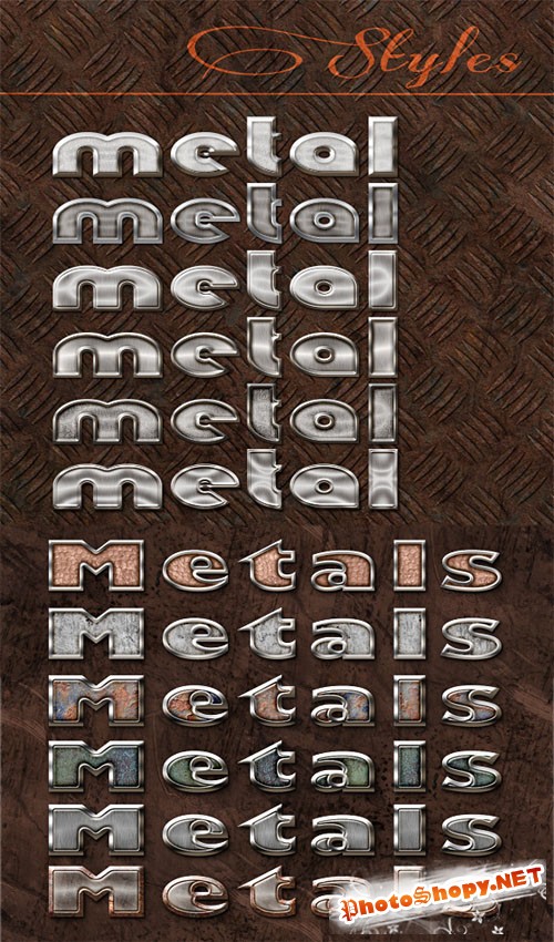 Metals Photoshop Brushes