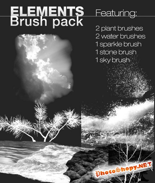 Nature Elements Photoshop Brushes