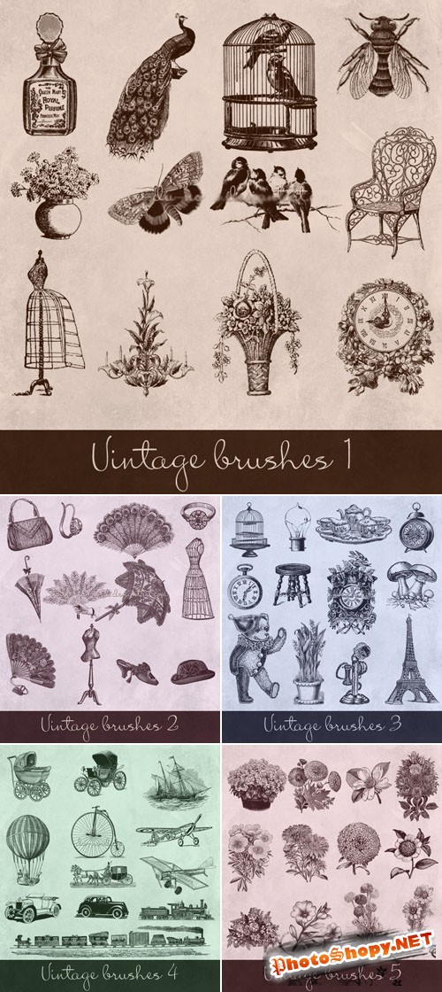 Vintage Photoshop Brushes