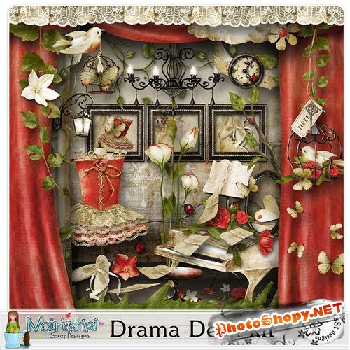 Винтажный набор для скрапбукинга - Drama Desk