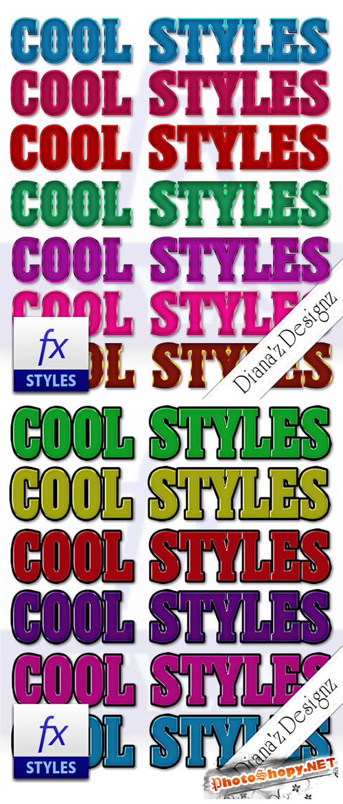 14 Cool Text Photoshop Styles