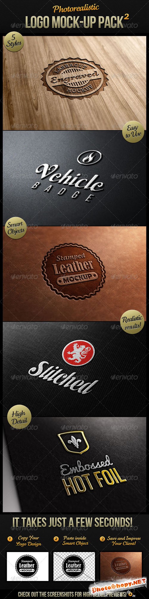 GraphicRiver - Photorealistic Logo Mock-Up Pack 2 - 1984512