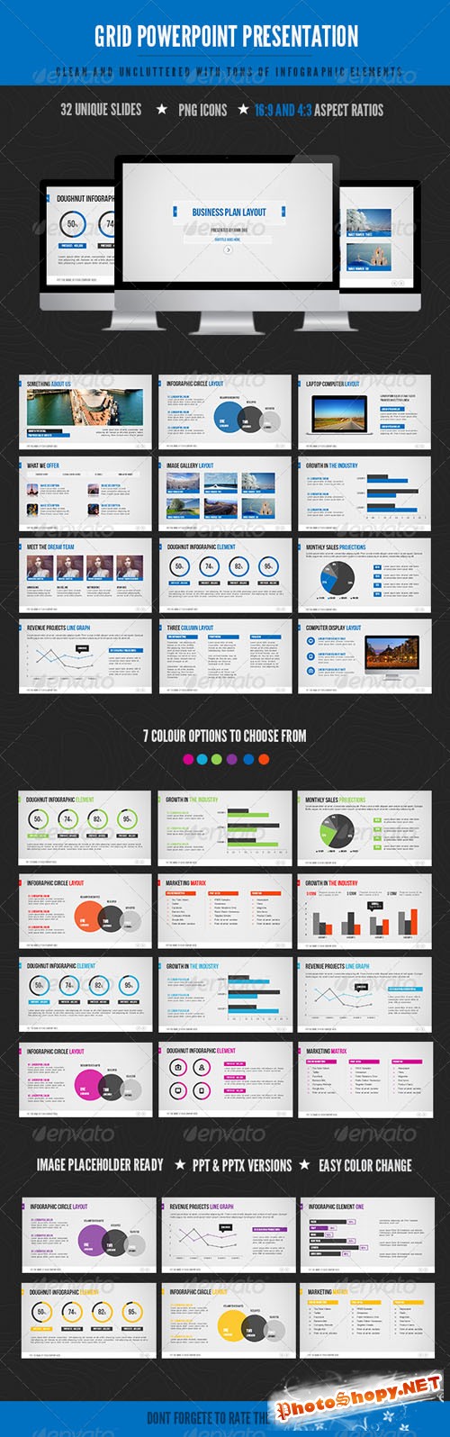 GraphicRiver - Grid Powerpoint 1195567