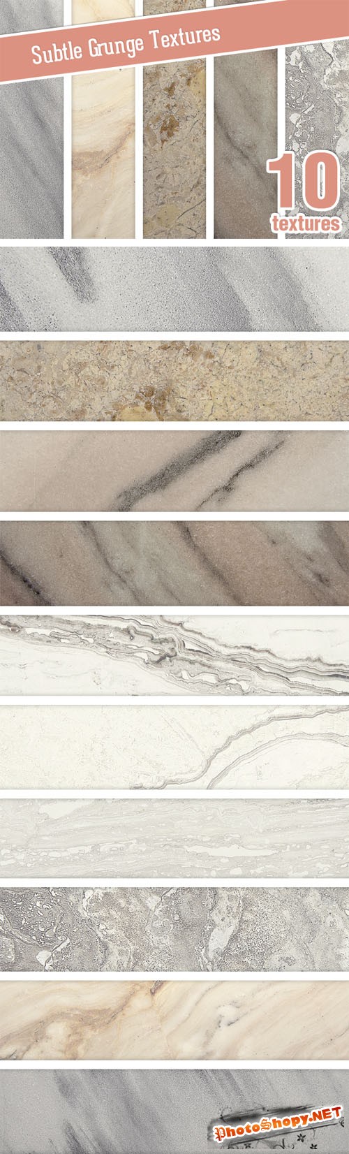 Designtnt - Subtle Grunge Textures Set 1