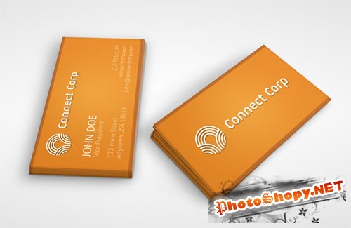 Corporate Business Card PSD Template