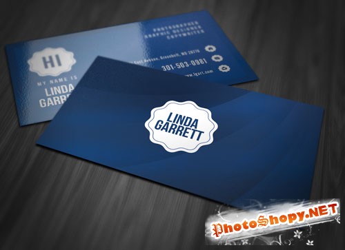 Colorful Business Card PSD Template