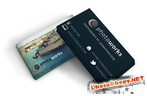 Photographer’s Business Card PSD Template