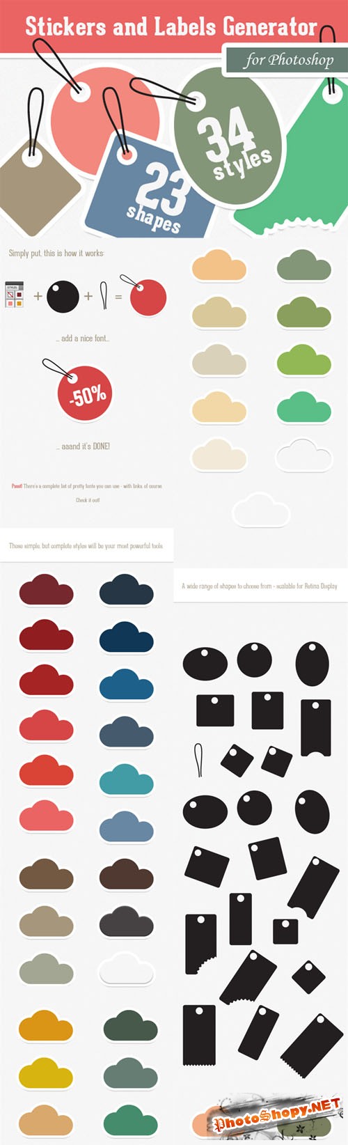 Stickers and Labels Generator