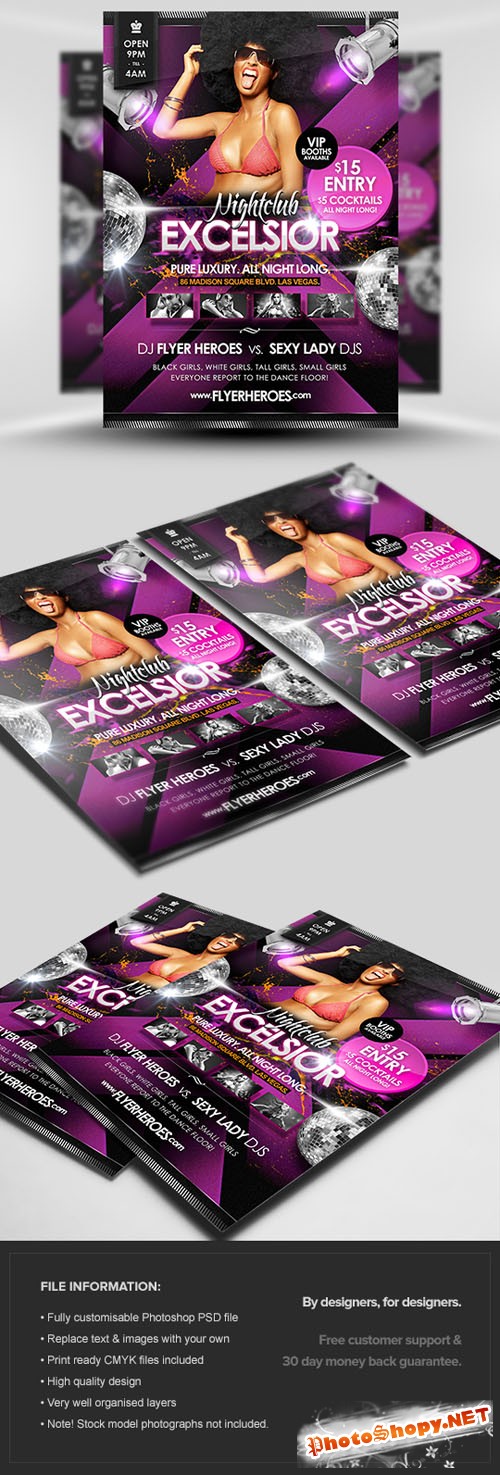 Excelsior Flyer/Poster PSD Template