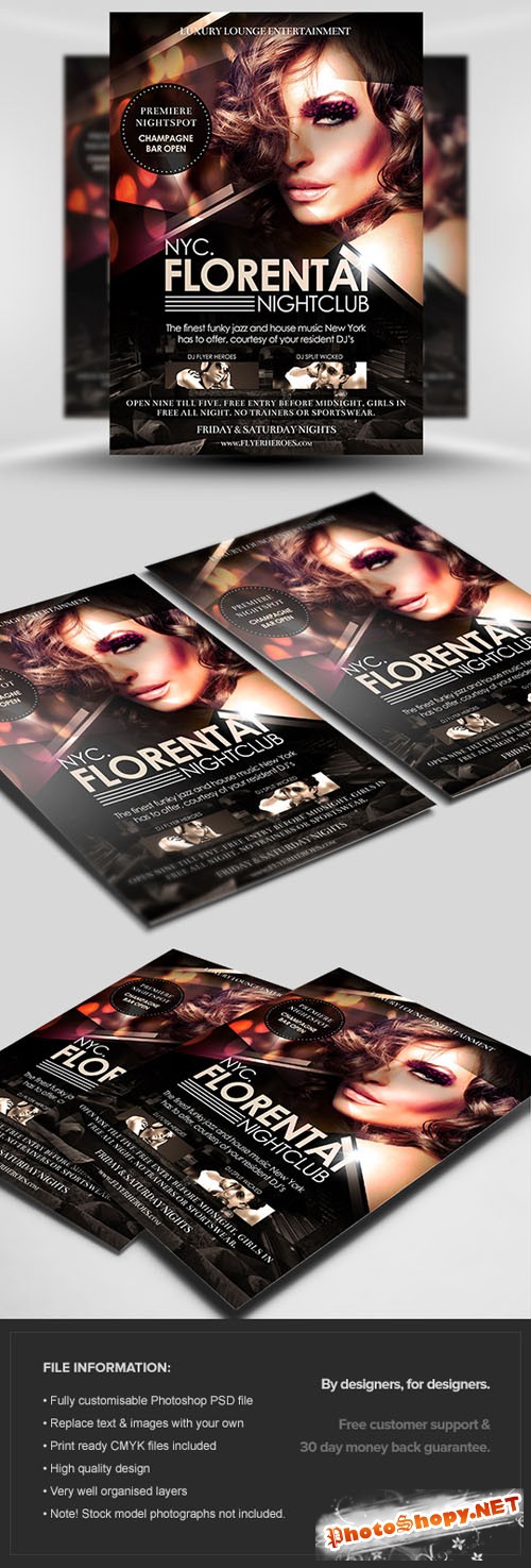 Florentai Flyer/Poster PSD Template