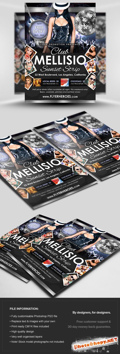 Mellisio Flyer/Poster PSD Template