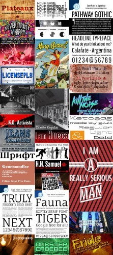 Сборник шрифтов ( часть 7 ) / Collection of fonts ( Part 7 )
