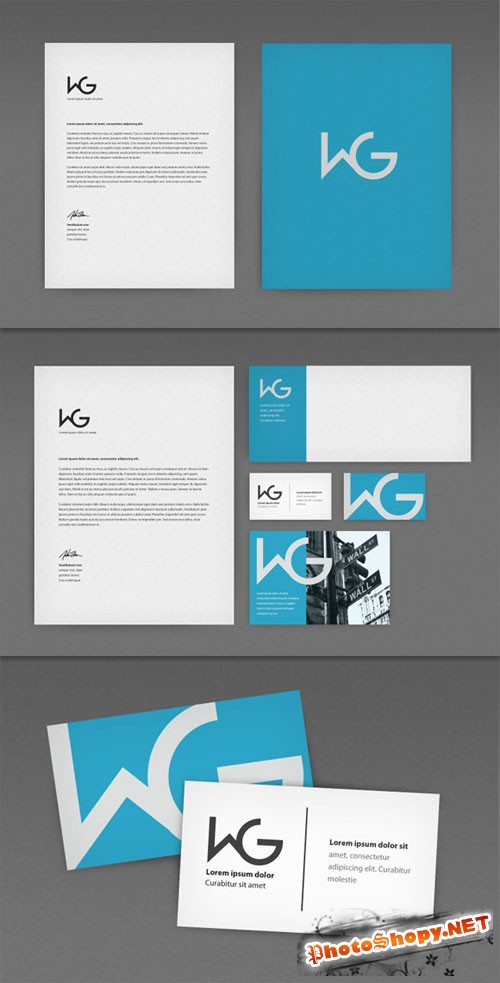 WeGraphics - Identity Kit Photoshop Mockup Set