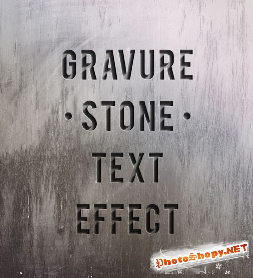 Pixeden - Psd Engraved Stone Text Effect
