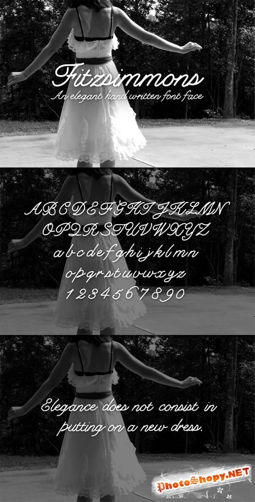 WeGraphics - Fitzsimmons - A Hand Drawn Cursive Font