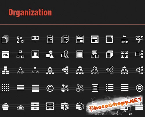 50 Organization Vector Icons