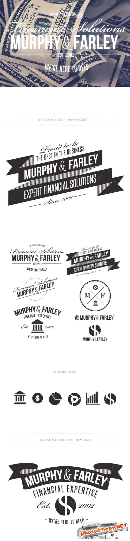 Finance Logo Vector Templates