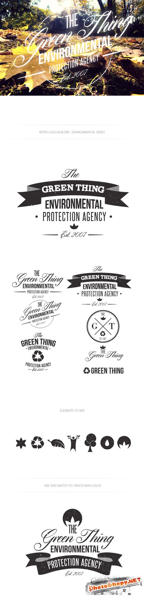 Environmental Logo Vector Templates