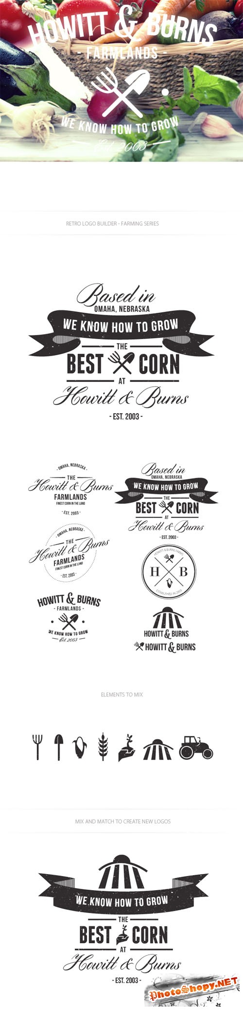 Farming Logo Vector Templates