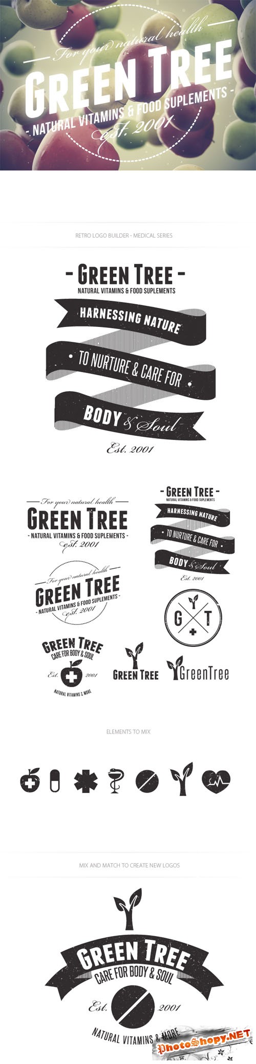 Medical Logo Vector Templates