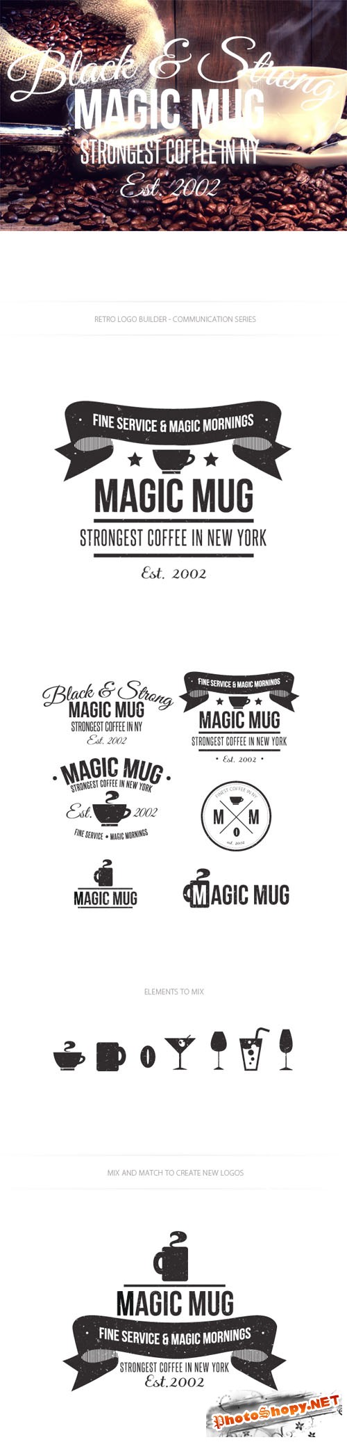 Drinks Logo Vector Templates