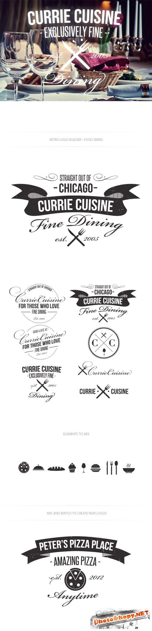Food Logo Vector Templates