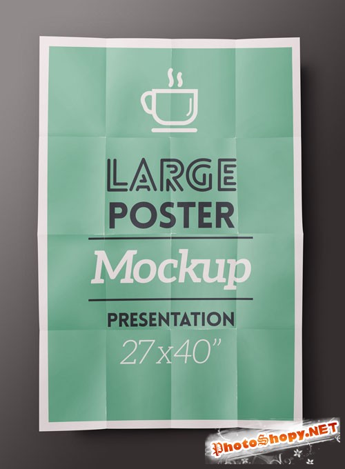 Pixeden - Psd Poster Mockup Presentation Vol1