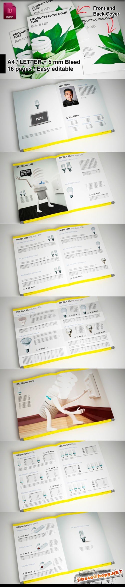 Products 2 Brochure Highlights Template
