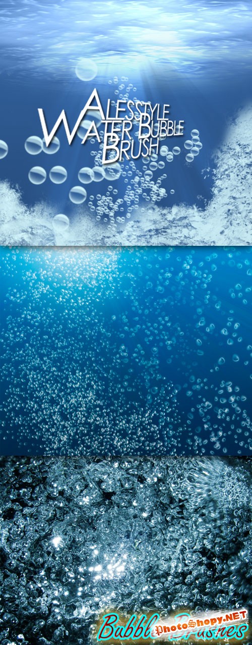 Water Bubbles Underwater Photoshop Brushes