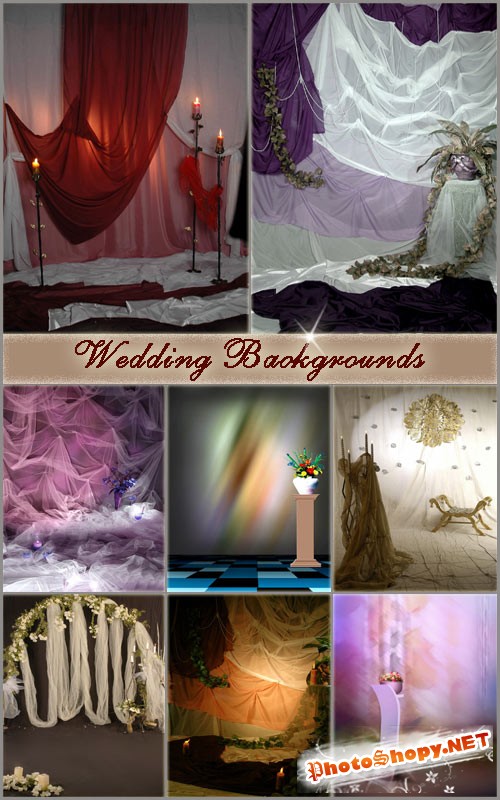 Фоны для свадебных фотографий
