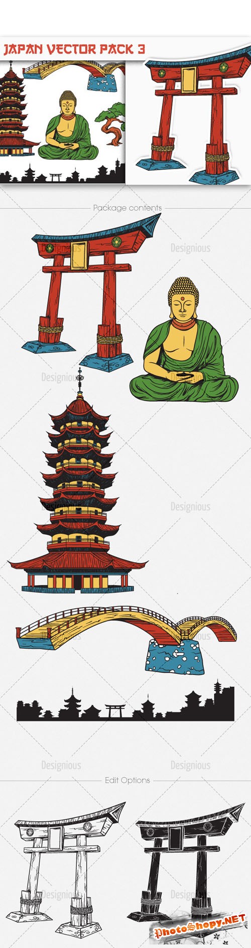 Japan Photoshop Vector Pack 3