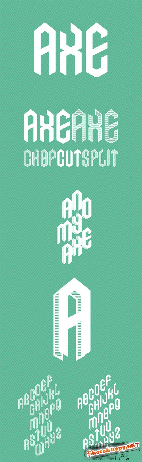 Axe Typeface Fonts