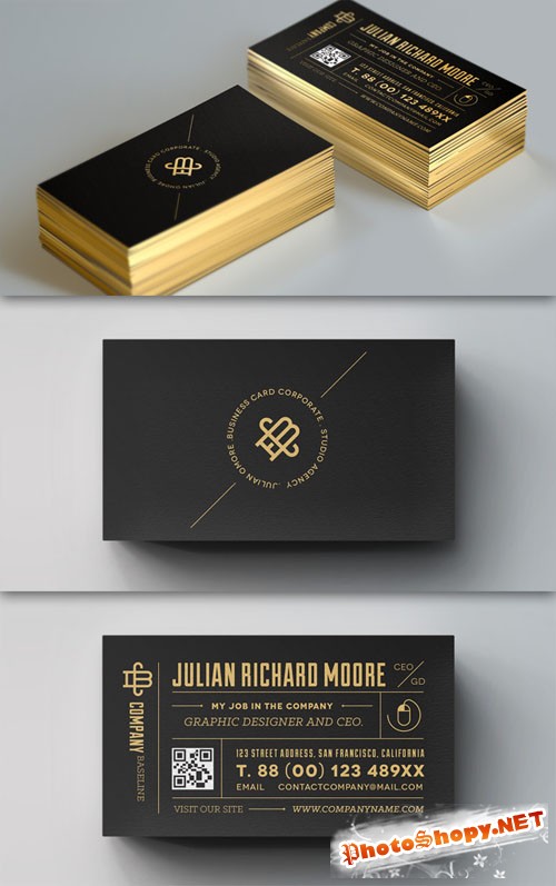 Pixeden - Psd Corporate Business Card Vol 8