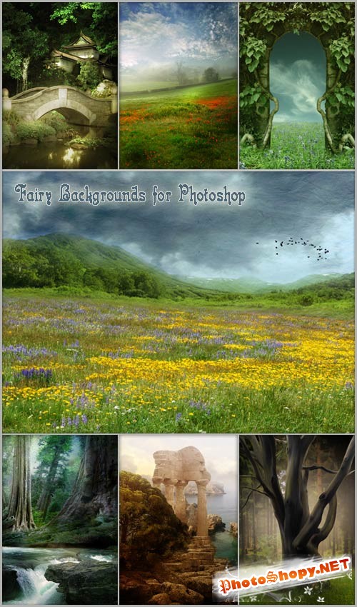 Сказочные фоны для Photoshop