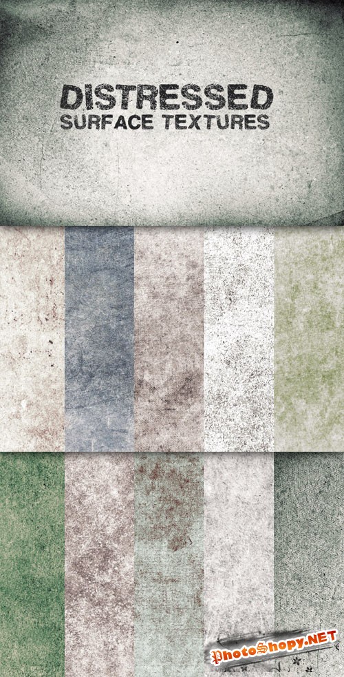 WeGraphics - Distressed Surface Texture Pack