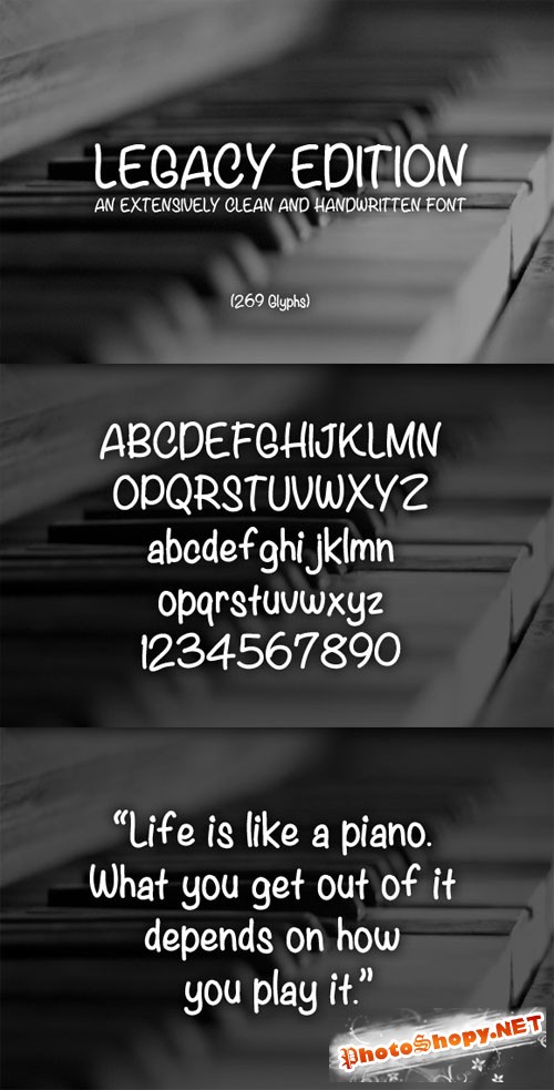 WeGraphics - Legacy Edition - A Handwritten Font Face