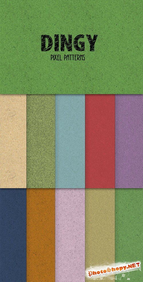 WeGraphics - Dingy Pixel Pattern Set