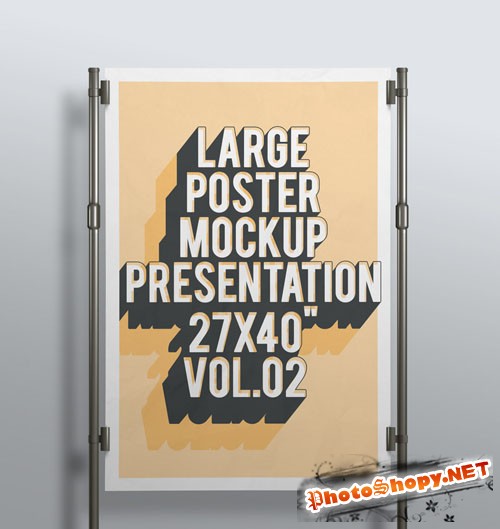 Pixeden - Psd Poster Mockup Presentation Vol2