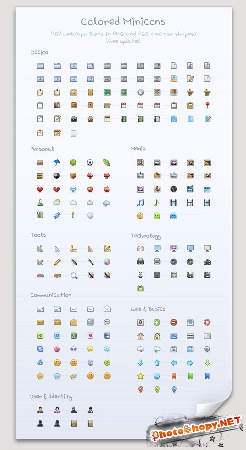 Colored Minicons