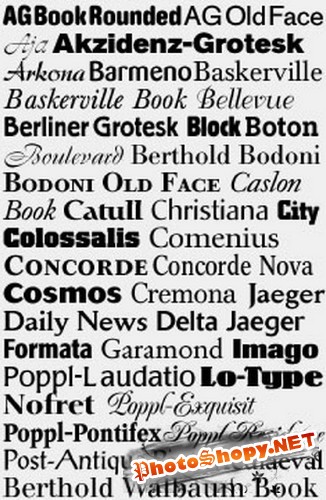 Сборник шрифтов ( часть8) / Collection of fonts ( Part 8 )