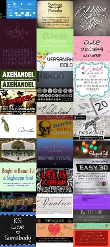 Сборник шрифтов ( часть8) / Collection of fonts ( Part 8 )