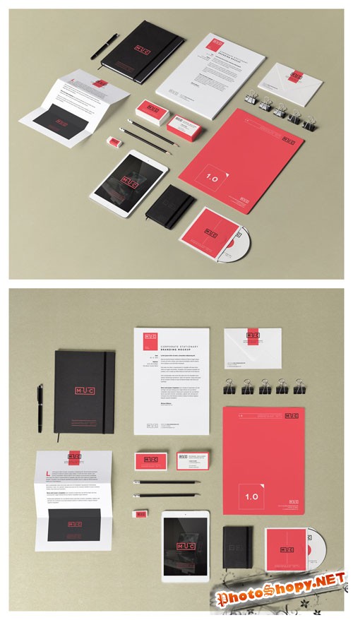Pixeden - Stationery Branding Mock Up Vol 1