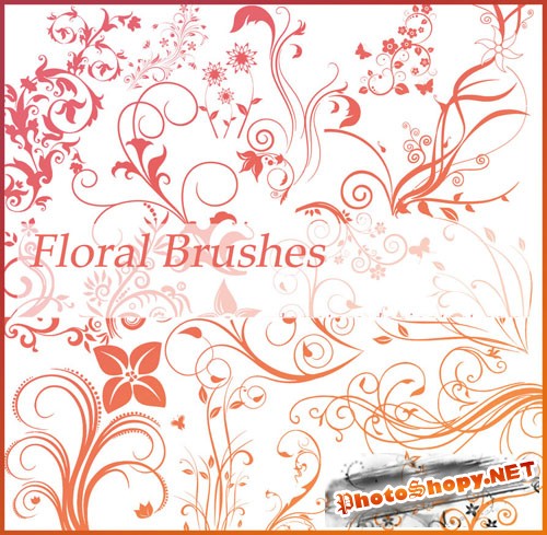 Floral Photoshop Brushes Pack