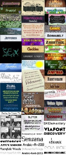 Сборник шрифтов ( часть9) / Collection of fonts ( Part 9 )