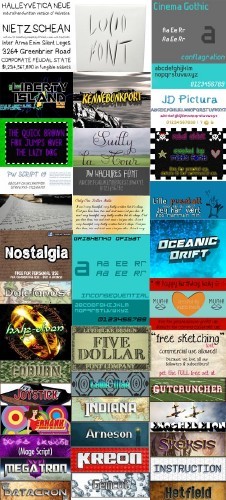 Сборник шрифтов ( часть9) / Collection of fonts ( Part 9 )
