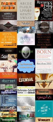 Сборник шрифтов ( часть 10) / Collection of fonts ( Part 10 )